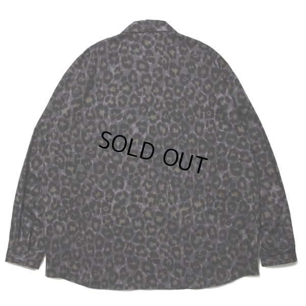 画像2: 【30%OFF】ROTTWEILER/R9 LEOPARD OPENCOLLAR SHIRT（YELLOW）［レオパードオープンカラーシャツ-24秋冬］
