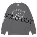 【30%OFF】ROTTWEILER/GRAFFITI SWEATER（CHARCOAL）［クルーネックスウェット-24秋冬］