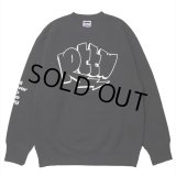 【30%OFF】ROTTWEILER/GRAFFITI SWEATER（CHARCOAL）［クルーネックスウェット-24秋冬］