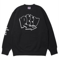 【30%OFF】ROTTWEILER/GRAFFITI SWEATER（CHARCOAL）［クルーネックスウェット-24秋冬］