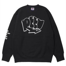 画像1: 【30%OFF】ROTTWEILER/GRAFFITI SWEATER（CHARCOAL）［クルーネックスウェット-24秋冬］ (1)