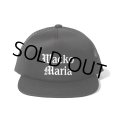 WACKO MARIA/MESH CAP（BLACK/BLACK）［メッシュキャップ-24春夏］