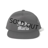 WACKO MARIA/MESH CAP（BLACK/BLACK）［メッシュキャップ-24春夏］