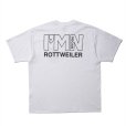 画像2: 【30%OFF】ROTTWEILER/WALKING DOG TEE（WHITE）［プリントT-24秋冬］ (2)
