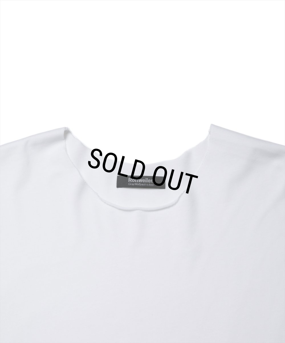 画像3: 【30%OFF】ROTTWEILER/R9 CUTOFF TEE（WHITE）［カットオフT-24秋冬］ (3)