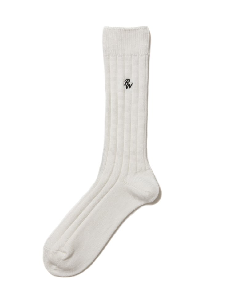 画像2: 【30%OFF】ROTTWEILER/R9 PURPLES SOX（WHITE）［ソックス-24秋冬］