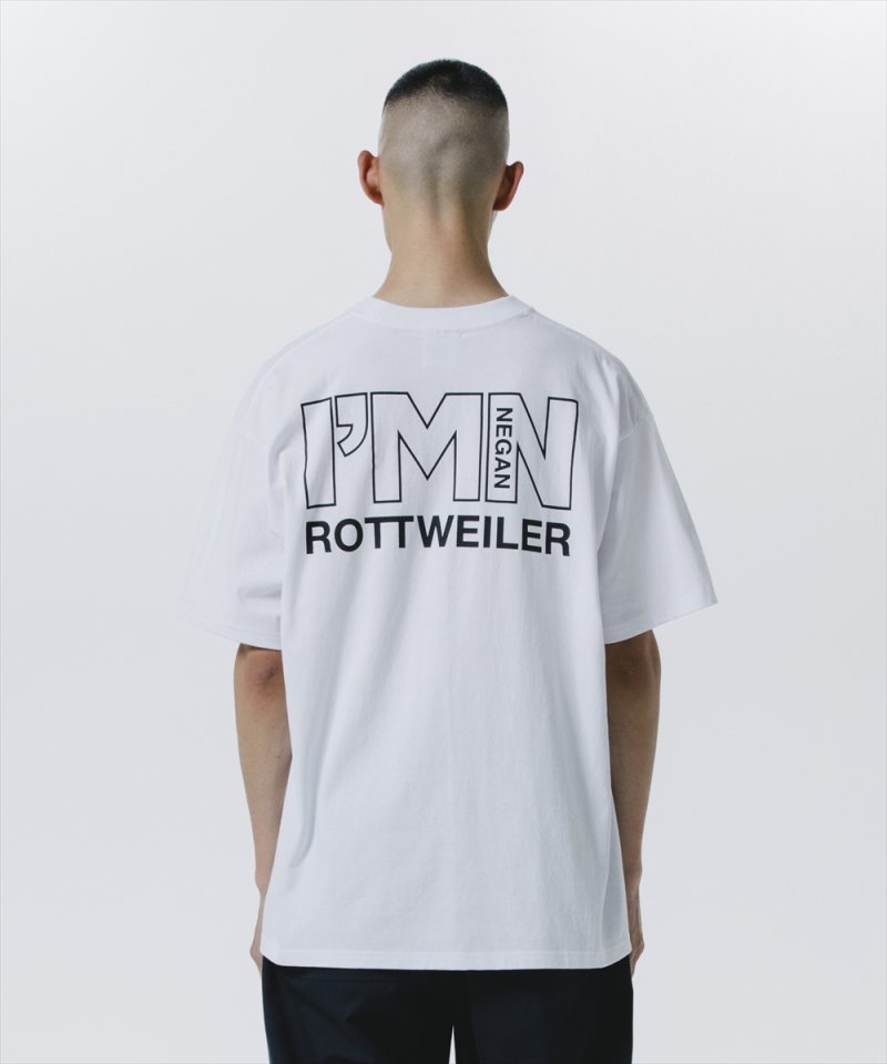 画像3: 【30%OFF】ROTTWEILER/WALKING DOG TEE（WHITE）［プリントT-24秋冬］