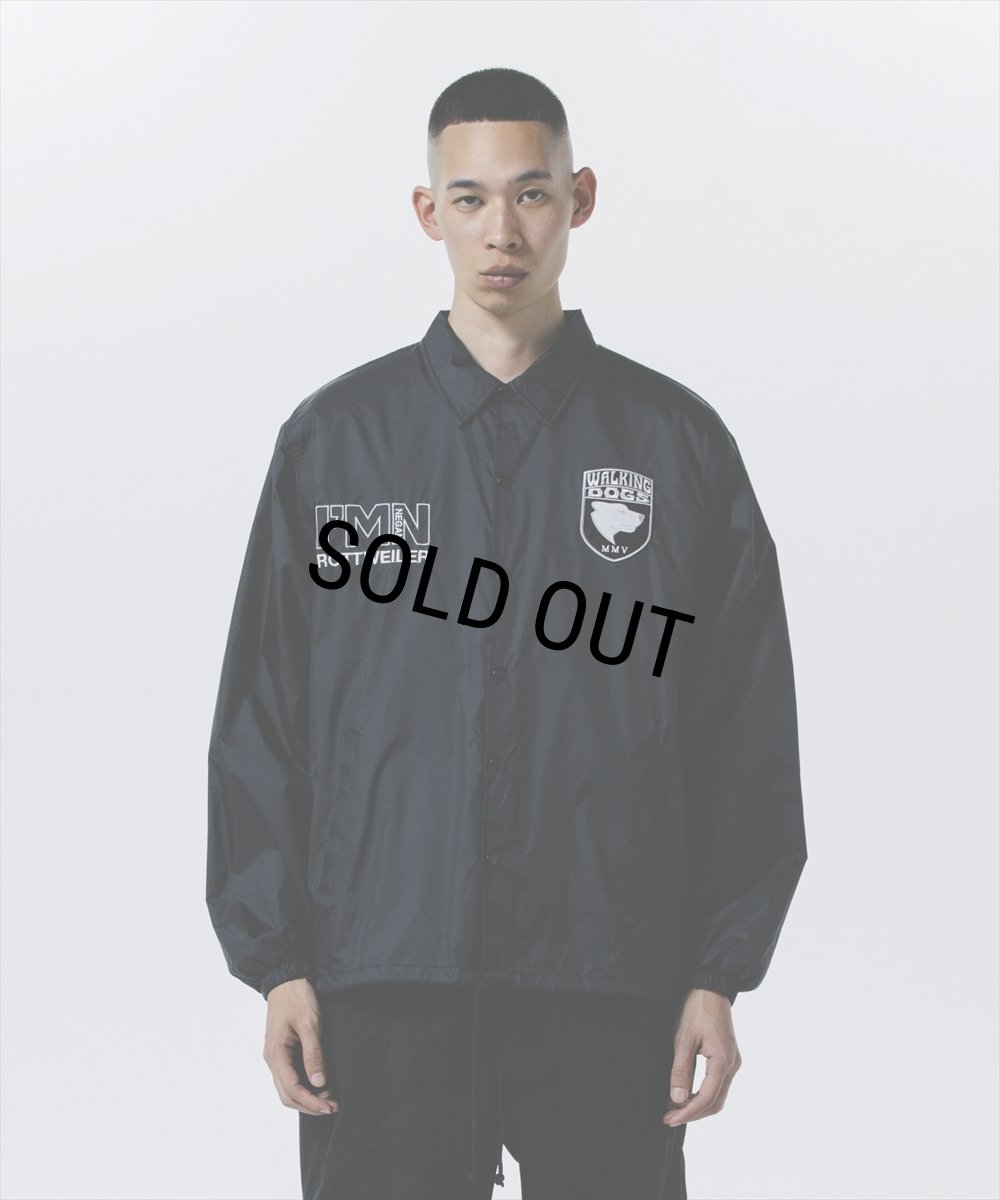 画像7: 【40%OFF】ROTTWEILER/WALKING DOG COACH JACKET（BLACK）［ボアコーチJKT-24秋冬］ (7)