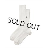 【30%OFF】ROTTWEILER/R9 PURPLES SOX（WHITE）［ソックス-24秋冬］