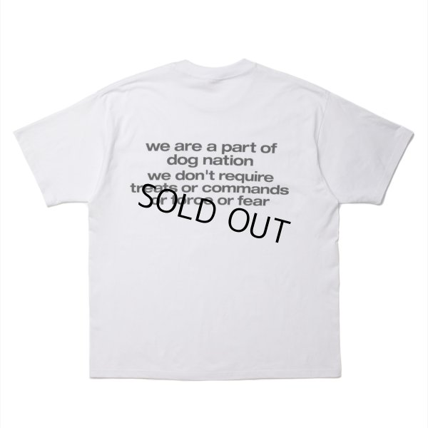 画像2: 【30%OFF】ROTTWEILER/DOG LOGO TEE（WHITE）［プリントT-24秋冬］