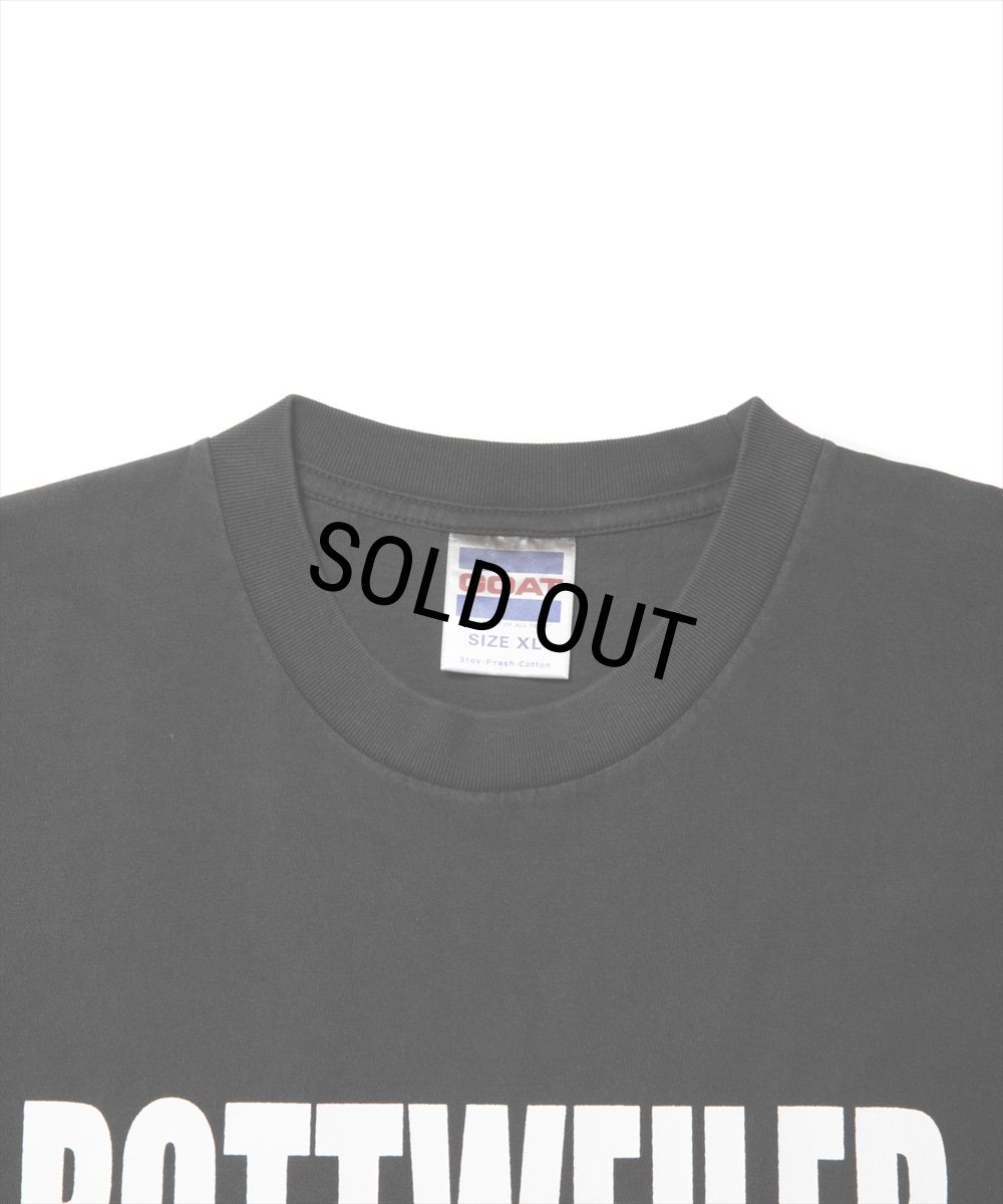 画像3: ROTTWEILER/RW LOGO TEE（CHARCOAL）［プリントT-24秋冬］ (3)