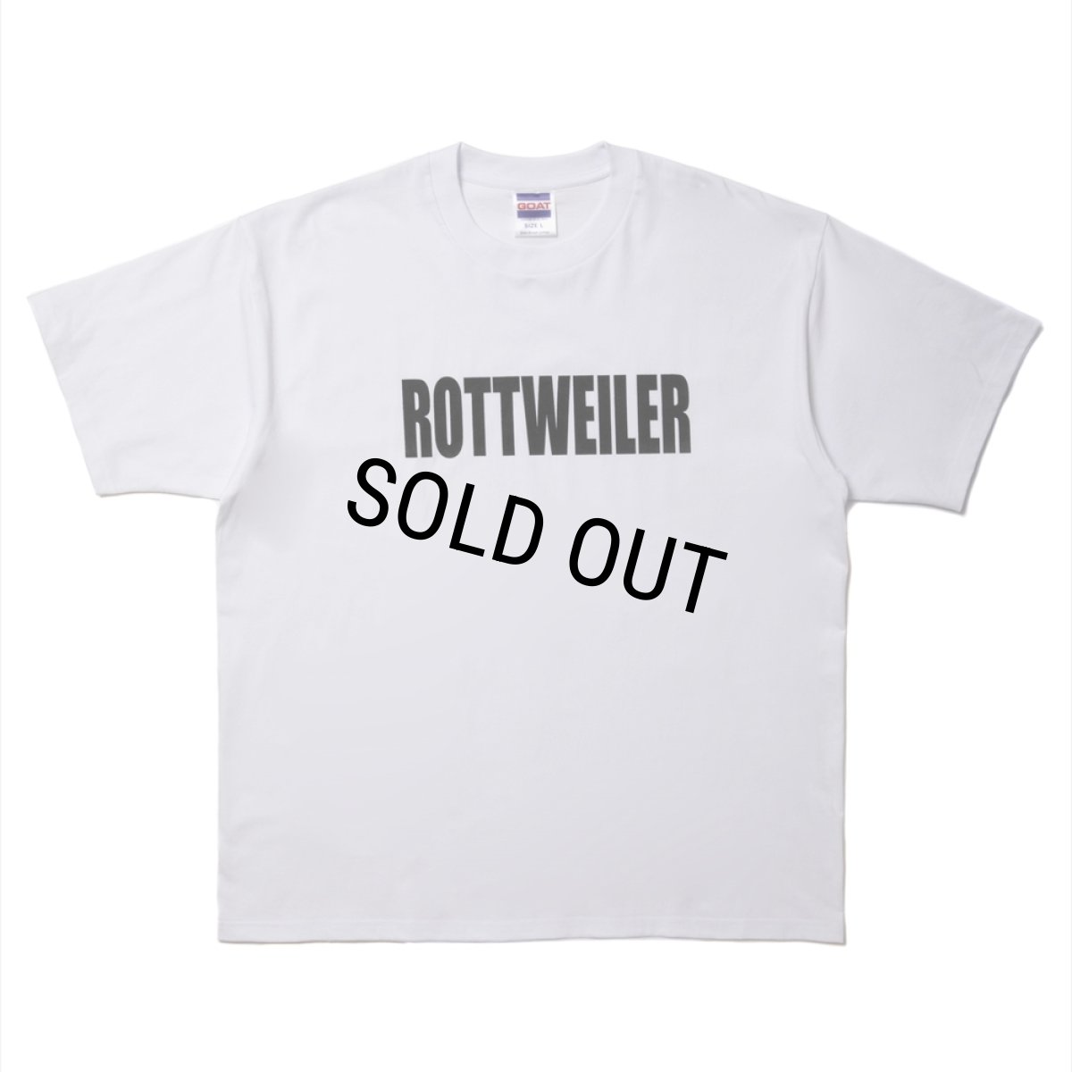画像1: ROTTWEILER/RW LOGO TEE（WHITE）［プリントT-24秋冬］ (1)