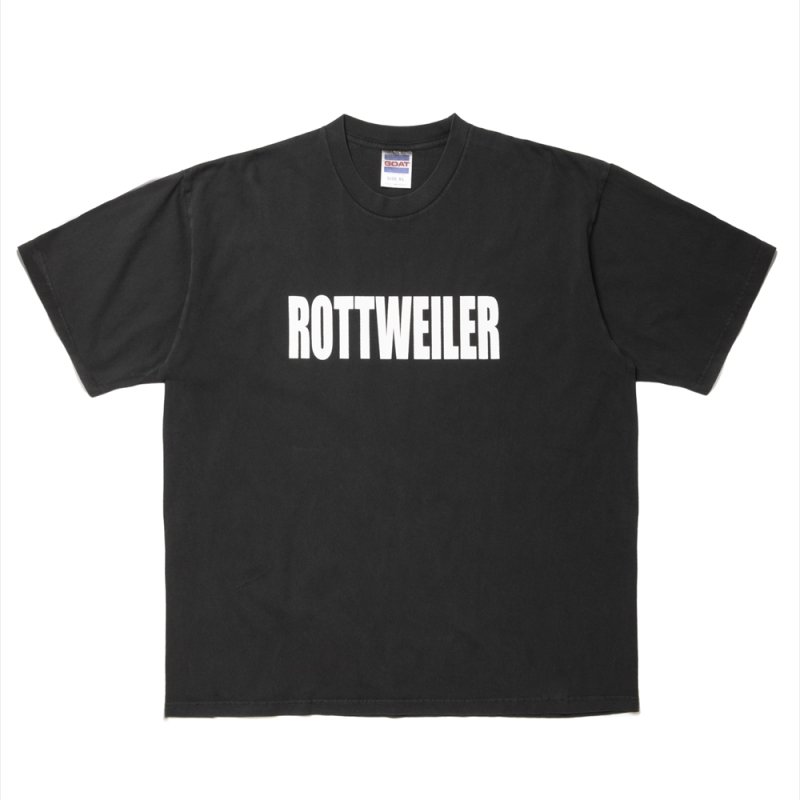 画像1: ROTTWEILER/RW LOGO TEE（CHARCOAL）［プリントT-24秋冬］