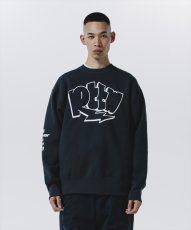 画像7: 【30%OFF】ROTTWEILER/GRAFFITI SWEATER（CHARCOAL）［クルーネックスウェット-24秋冬］ (7)