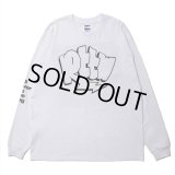 【30%OFF】ROTTWEILER/GRAFFITI LS TEE（WHITE）［プリント長袖T-24秋冬］