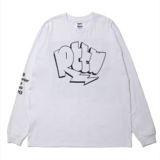 画像1: 【30%OFF】ROTTWEILER/GRAFFITI LS TEE（WHITE）［プリント長袖T-24秋冬］ (1)