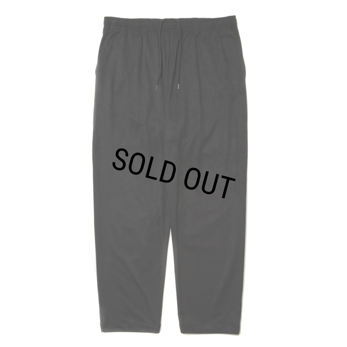画像1: 【40%OFF】ROTTWEILER/R9 F.SUEDE EASY PANTS（BLACK）［フェイクスウェードイージーパンツ-24秋冬］ (1)