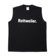 画像1: ROTTWEILER/CLASSIC NO SLEEVE TEE（BLACK）［ノースリーブT-24春夏］ (1)