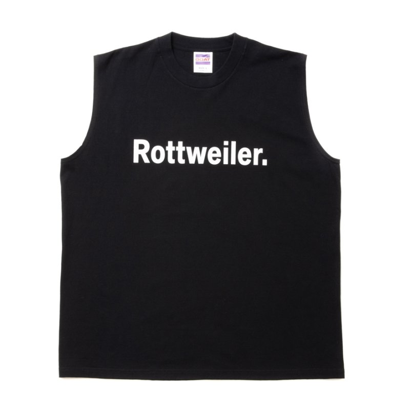 画像1: ROTTWEILER/CLASSIC NO SLEEVE TEE（BLACK）［ノースリーブT-24春夏］