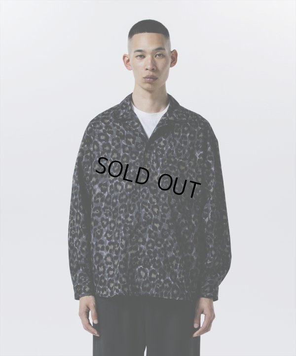 画像4: 【30%OFF】ROTTWEILER/R9 LEOPARD OPENCOLLAR SHIRT（YELLOW）［レオパードオープンカラーシャツ-24秋冬］
