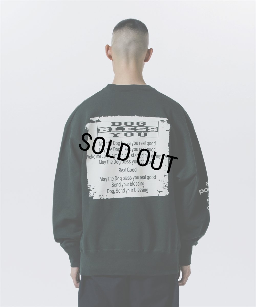 画像8: ROTTWEILER/GRAFFITI SWEATER（GREEN）［クルーネックスウェット-24秋冬］ (8)