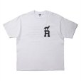 画像1: 【30%OFF】ROTTWEILER/DOG LOGO TEE（WHITE）［プリントT-24秋冬］ (1)