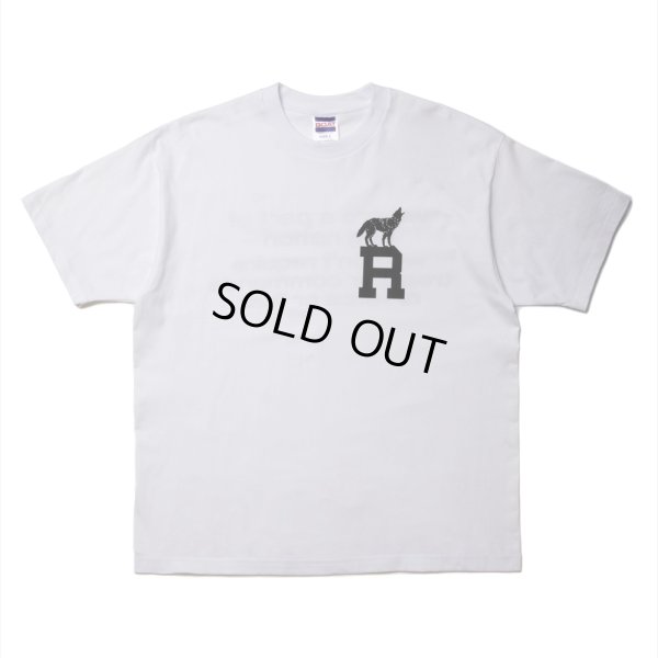 画像1: 【30%OFF】ROTTWEILER/DOG LOGO TEE（WHITE）［プリントT-24秋冬］