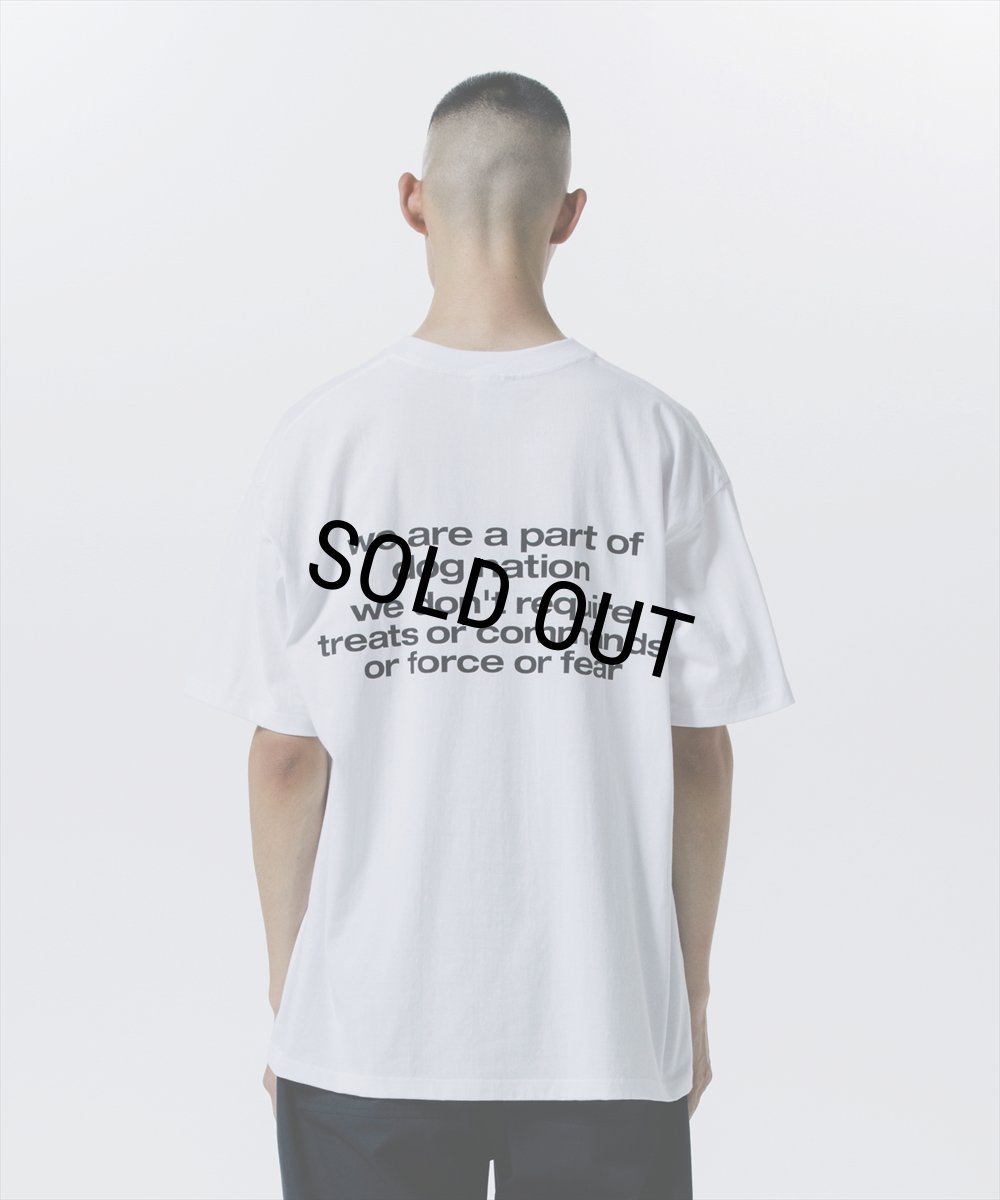 画像7: 【30%OFF】ROTTWEILER/DOG LOGO TEE（WHITE）［プリントT-24秋冬］ (7)