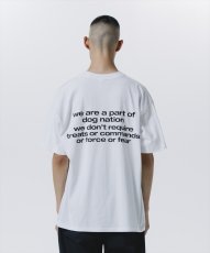 画像7: 【30%OFF】ROTTWEILER/DOG LOGO TEE（WHITE）［プリントT-24秋冬］ (7)