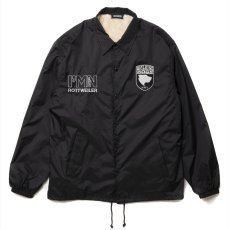 画像1: 【30%OFF】ROTTWEILER/WALKING DOG COACH JACKET（BLACK）［ボアコーチJKT-24秋冬］ (1)