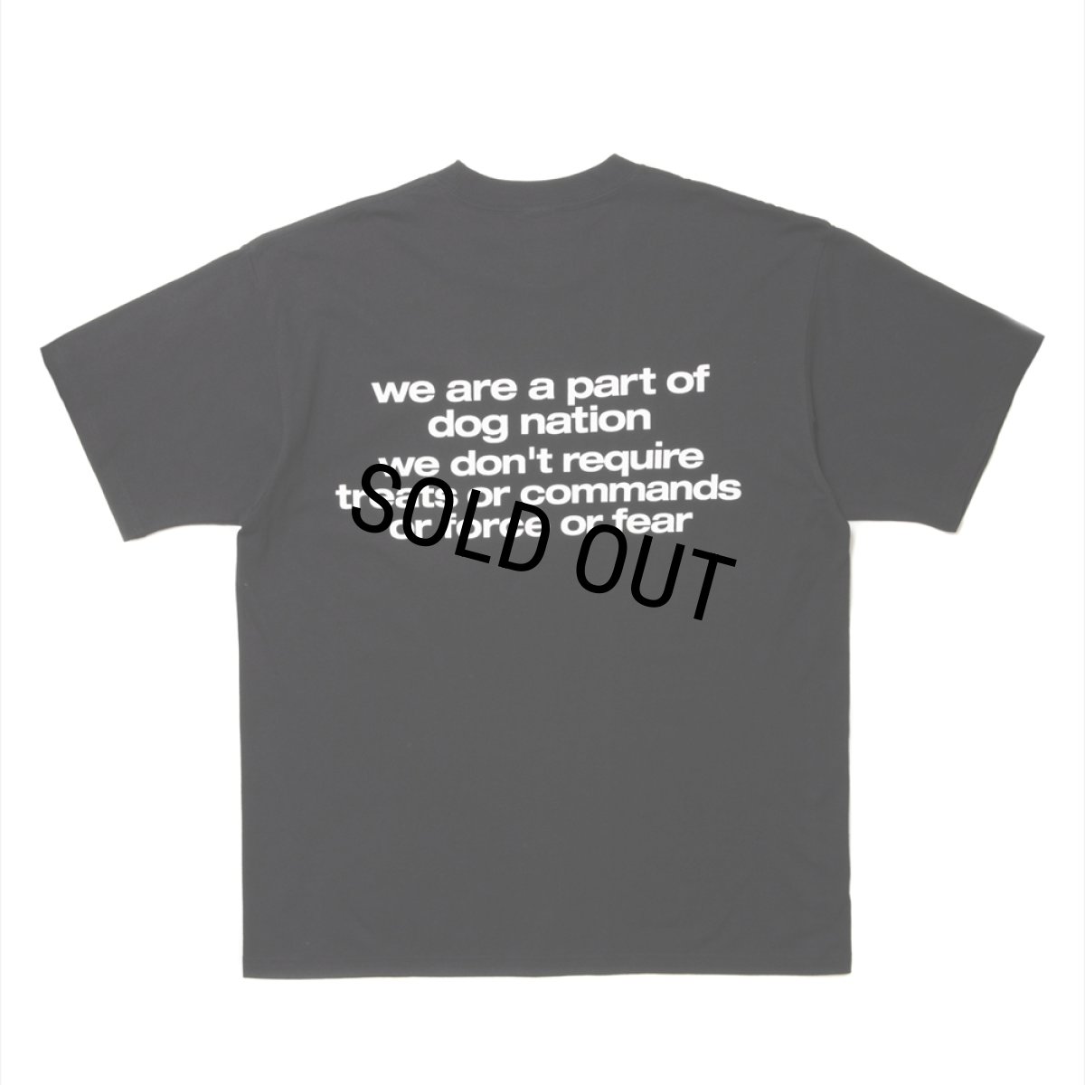 画像2: 【30%OFF】ROTTWEILER/DOG LOGO TEE（BLACK）［プリントT-24秋冬］ (2)