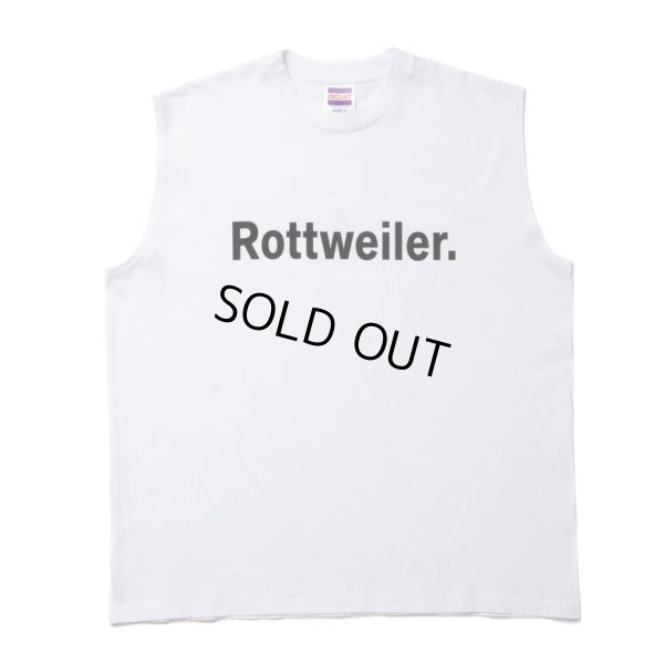 画像1: ROTTWEILER/CLASSIC NO SLEEVE TEE（WHITE）［ノースリーブT-24春夏］