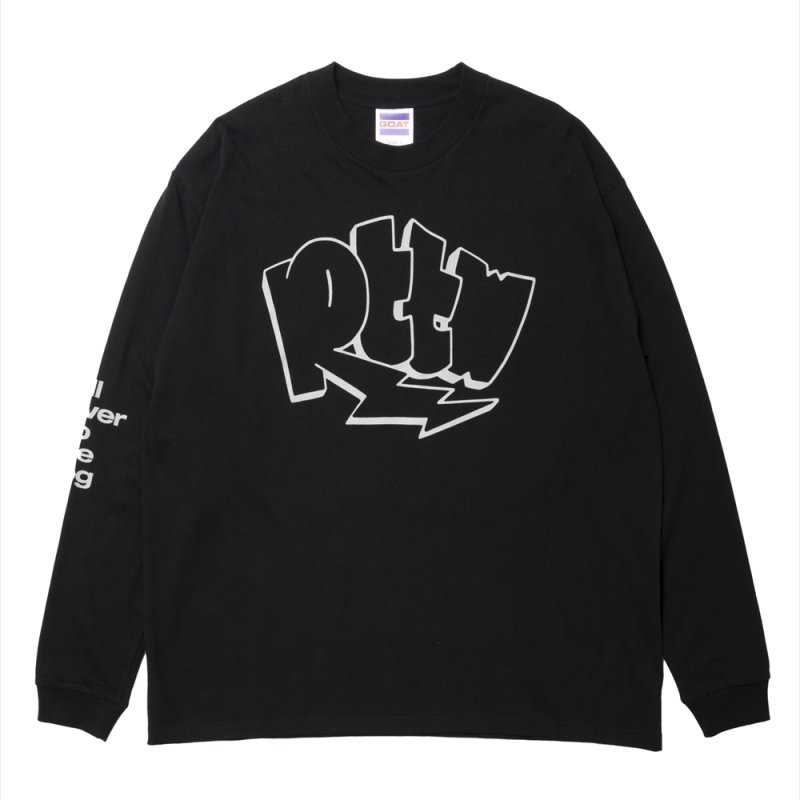 画像1: 【30%OFF】ROTTWEILER/GRAFFITI LS TEE（BLACK）［プリント長袖T-24秋冬］