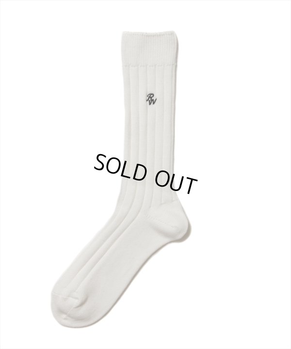 画像2: 【30%OFF】ROTTWEILER/R9 PURPLES SOX（WHITE）［ソックス-24秋冬］