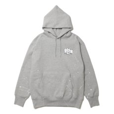 画像1: 【30%OFF】ROTTWEILER/RW PAINTED PARKA（GRAY）［ペイント加工パーカー-24秋冬］ (1)