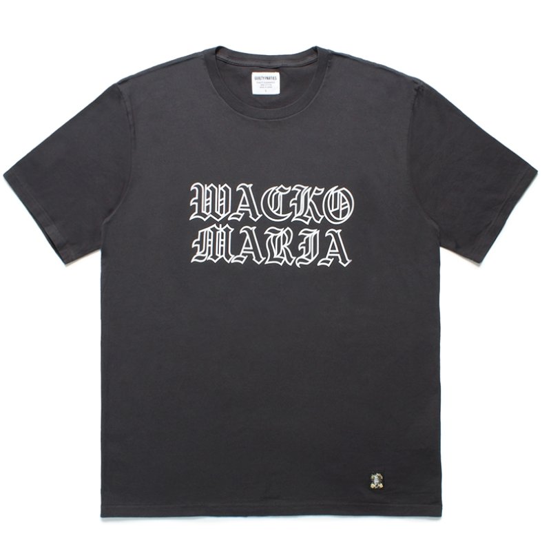 画像1: WACKO MARIA/STANDARD T-SHIRT（BLACK）［プリントT-24春夏］