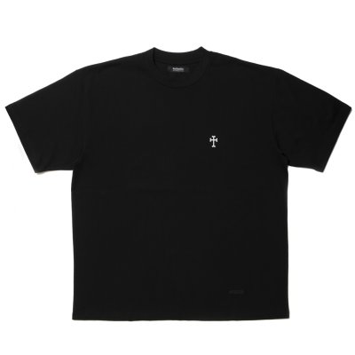 画像1: 【30%OFF】ROTTWEILER/R9 CROSS TEE（BLACK）［オリジナルT-24秋冬］