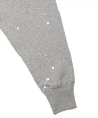 画像4: 【30%OFF】ROTTWEILER/RW PAINTED PARKA（GRAY）［ペイント加工パーカー-24秋冬］ (4)