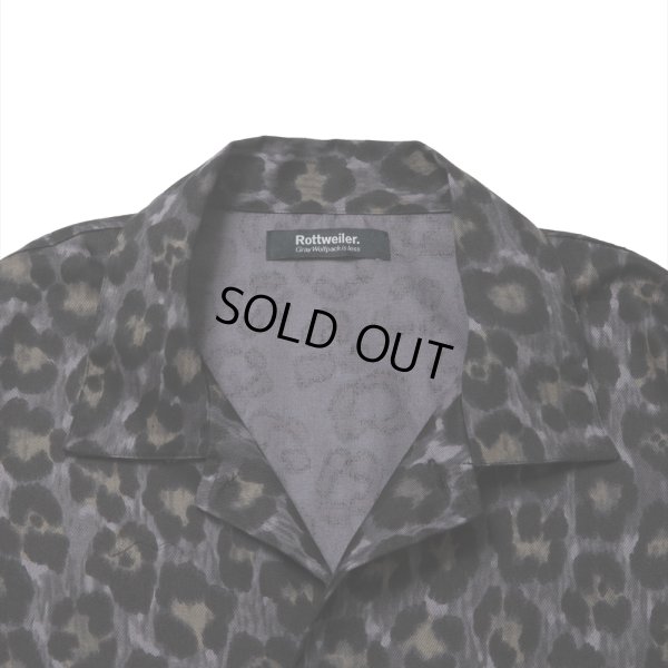 画像3: 【30%OFF】ROTTWEILER/R9 LEOPARD OPENCOLLAR SHIRT（YELLOW）［レオパードオープンカラーシャツ-24秋冬］