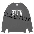 ROTTWEILER/RTTW SWEATER（BLACK）［クルーネックスウェット-24秋冬］