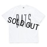 【40%OFF】RATS/BLOKEN TEE（WHITE）［プリントT-24春夏］