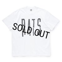 【40%OFF】RATS/BLOKEN TEE（WHITE）［プリントT-24春夏］