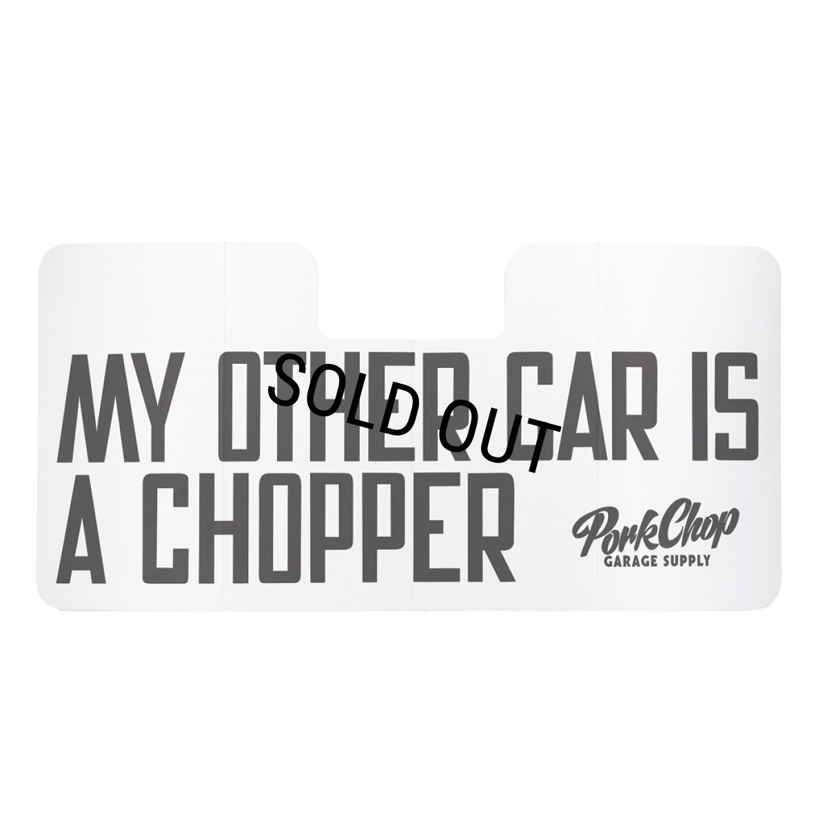 画像1: PORKCHOP/SUNSHADE（WHITE）［サンシェイド-24春夏］ (1)