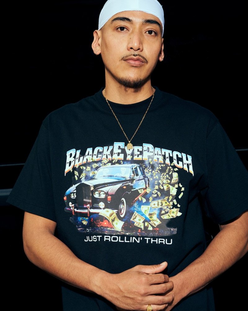 画像2: BlackEyePatch/ROLLIN THRU TEE（BLACK）