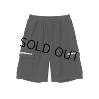BlackEyePatch/TACTICAL LOGO CARGO SWEAT SHORTS（BLACK）