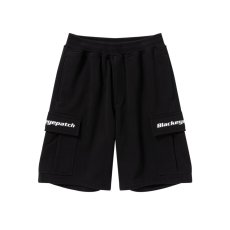 画像1: BlackEyePatch/TACTICAL LOGO CARGO SWEAT SHORTS（BLACK） (1)