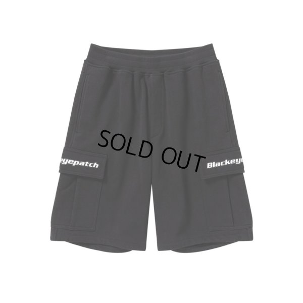 画像1: BlackEyePatch/TACTICAL LOGO CARGO SWEAT SHORTS（BLACK）
