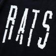 画像4: 【30%OFF】RATS/BLOKEN TEE（BLACK）［プリントT-24春夏］ (4)