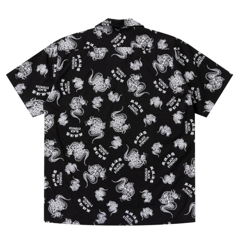 画像2: BlackEyePatch/HWC DRAGON PATTERNED S/S SHIRT（BLACK）