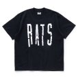 画像1: 【30%OFF】RATS/BLOKEN TEE（BLACK）［プリントT-24春夏］ (1)